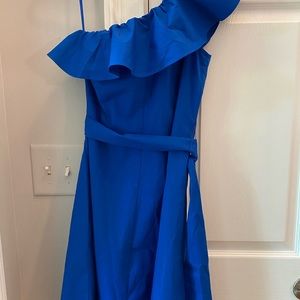 NWT petite XS royal blue banana republic dress